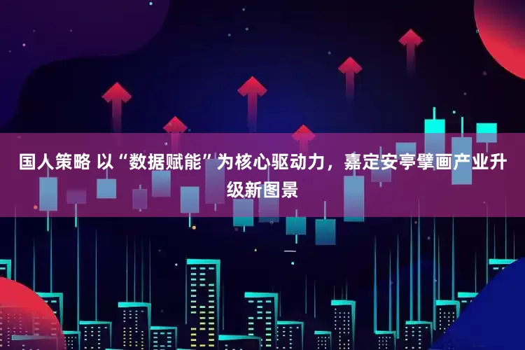 国人策略 以“数据赋能”为核心驱动力，嘉定安亭擘画产业升级新图景